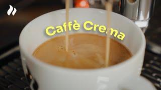 Café Crema mit der Siebträgermaschine zubereiten