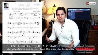 Silent Night - Intermediate to Advanced Instrumental Piano Solo arr. by Jerald Simon