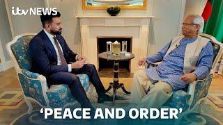 What's next for Bangladesh? Shehab Khan sits down with leader Muhammad Yunus | ITV News