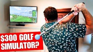 A Home Golf Simulator You Can Use ANYWHERE?! (Phigolf 2 Review)