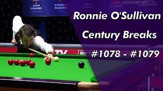 Ronnie O'Sullivan | Century Breaks 1078 - 1079 Highlightsᴴᴰ