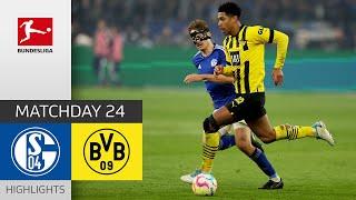 Revierderby! | FC Schalke 04 - Borussia Dortmund 2-2 | Highlights | Matchday 24 – Bundesliga 2022/23