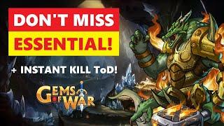 Gems of War Soulforge and Best Fast Brown Tower of Doom & Underspire teams!