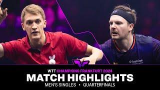 Anton Kallberg vs Ricardo Walther | MS QF | WTT Champions Frankfurt 2024