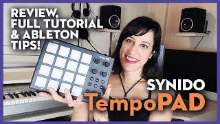 Synido TEMPOPAD ► Full TUTORIAL + REVIEW + Ableton Tips [Eng CC] 