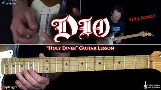 Holy Diver Guitar Lesson (Full Song) - Dio