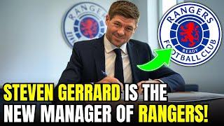 HOMECOMING: Steven GERRARD Set for SENSATIONAL Return as Rangers BOSS | rangers fc news
