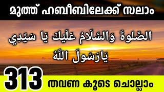 മുത്ത് നബിക്ക് സലാം പറയാം.  salam 313 times reciting. Dikr Swalath Salam