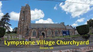 Lympstone Village Church and Churchyard: A pretty village on the banks of the River Exe in Devon.