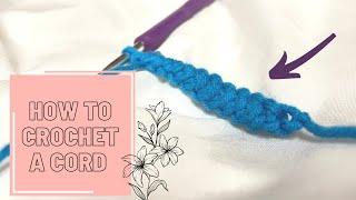 how to crochet a cord