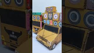 big Dj Navratri loading at-home by cardboard dj making mini dj sharpy light chhota