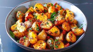 Spicy Potato Recipe • How To Make Fried Potatoes • Garlic Potato Recipe • Spicy Batata Harra Recipe