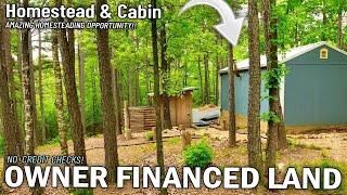 $2,500 Down - 5+ Acre Homestead w/ Cabin, Garden & Owner Financing in MO - ID#PR12B InstantAcres.Com