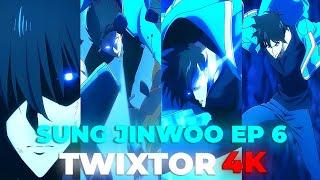 Sung Jinwoo EP 6 Twixtor 4K [Solo Leveling]