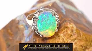 Opal Rings, Opal Wedding Rings, Black Opal Rings - Australian Opal Direct | Worldwide Shipping