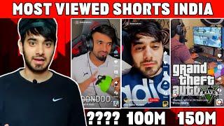 Top 5 MOST VIEWED Minecraft Shorts (India)  | Ft YesSmartypie | Techno | Fleet | Chapati #minecraft