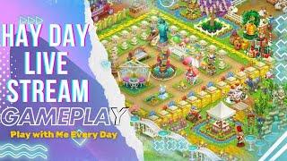 Hay Day Gameplay | Fast Level Up  | Live | Helping | New Event |  Harvesting | Exa Gaming