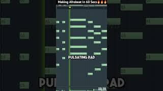 Making Afrobeat In 60Seconds | FL Studio Tutorial #shorts #afrobeat #flstudio