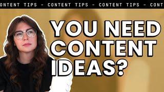 Constantly running out of content ideas? Here are 3 strategies to help!