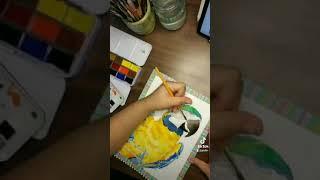 Let's Draw Something -Watercolor, macaw