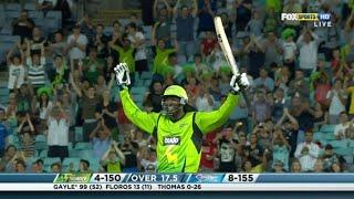 Chris Gayle 100*(54) vs Adelaide Strikers | BBL 2011/12 | Incredible Striking by the Big Man *HD*