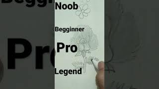 Noob vs Beginner vs Pro vs Legend which one is your favorite rate it from 1 to 10 ️ #artworks.