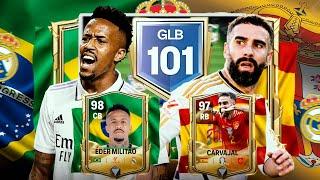 CARVAJAL 97 Y MILITAO 98 AL FULL  REAL MADRID FC MOBILE