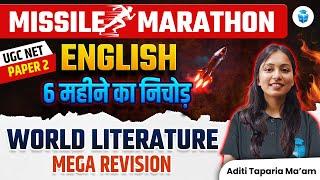 UGC NET English Literature Marathon 2024 | World Literature Complete Revision | Aditi Taparia