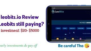 leobits.io Review (important)//is leobits still paying after 4days//leobits scam warning