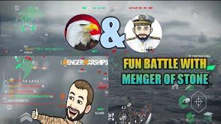 Fun Battle with Menger of Stone @MengerOfWarships  (Modern Warship Indonesia)