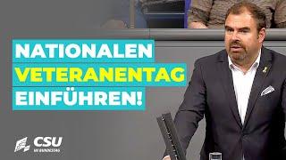 Florian Hahn: Nationalen Veteranentag einführen!