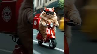 rabbit best friend  #catlife #catshorts #cat #funny #orangecat #ai