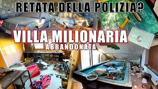 FAMIGLIA MILIONARIA ABBANDONA LA VILLA LASCIANDO TUTTO: C'È STATA UNA RETATA DELLA POLIZIA?