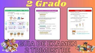 Guia de examen 2 Trimestre segundo grado