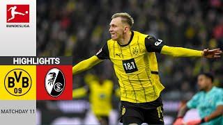 Borussia Dortmund - Freiburg | 4:0 | Zusammenfassung | Bundesliga 2024-25 | dortmund freiburg