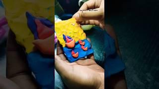 new scenario art  with Modelling Clay ‍