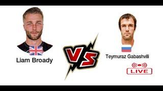 Teimuraz Gabashvili vs Liam Broady live l Potchefstroom Open II 2021 live tennis,