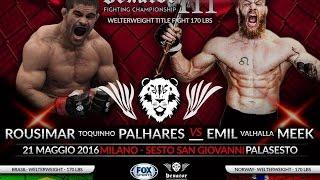 Emil Weber "Valhalla" Meek vs. Rousimar Palhares Full Fight