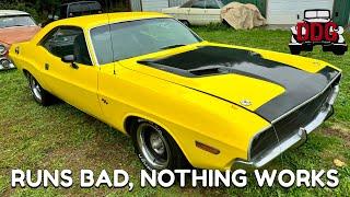 Hot Mess - This 440 Powered 1970 Dodge Challenger Needs Help - Electrical Overhaul, Tuning And More