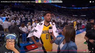 CutOffNate Reacts To #4 PACERS at #1 THUNDER | NBA FINALS GAME 1 HIGHLIGHTS | June 5, 2025
