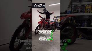 Day 50 of the 100 day static dirt bike challenge #staticdirtbikechallenge