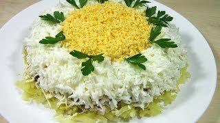 САЛАТ со ШПРОТАМИ / Вкусно, Просто и Бюджетно!