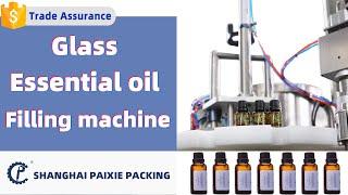 Glass bottle essential oil filling capping labeling machine--SHANGHAI PAIXIE