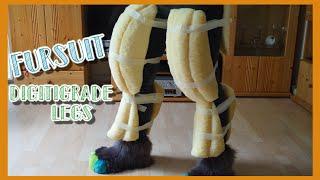 Lucy Fursuit Digitigrade Paddings Test | AnukaCat