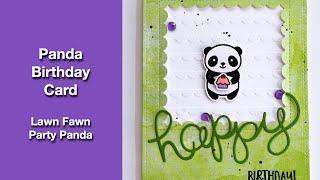 Lauren Taylor Made: Panda Birthday Card