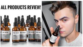 REVOX ALL PRODUCTS REVIEW Niacinamide, Vitamin C, Retinol, Azelaic Acid, Peptides, Salicylic acid.