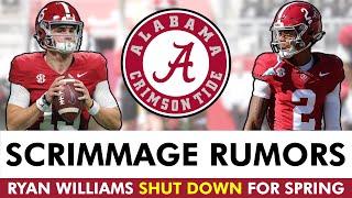 Alabama Football Rumors: Ryan Williams Load Management + Insider Reporting On 2nd Scrimmage