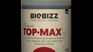 Biobizz Top-Max Flower Strengthener - Product Overview