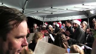 Caroling in Gramercy Park, NYC - Dec. 24, 2015 (10/12) - "WHITE CHRISTMAS" / "FROSTY THE SNOWMAN"