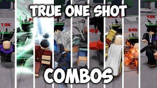 TRUE ONE SHOT COMBOS FOR EVERY CHARACTER (Strongest battlegrounds) #4